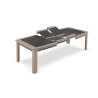 Table rectangle en 180x100 Chêne massif - DUNE - plateau droit